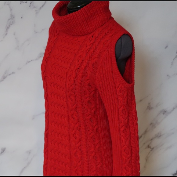 NWOT Macy’s Ruff Hewn Red Knit Sweater Sz M - Picture 3 of 5